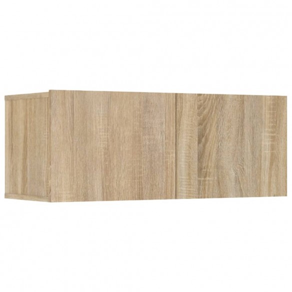 Meubles TV 4 pcs Chêne Sonoma 80x30x30 cm 