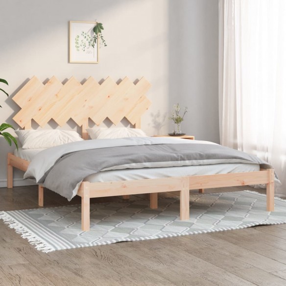 Lit 140x200 cm Bois massif
