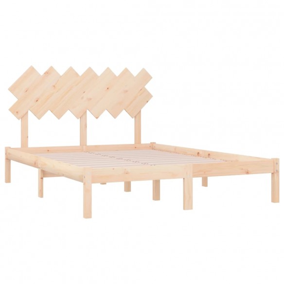 Lit 140x200 cm Bois massif