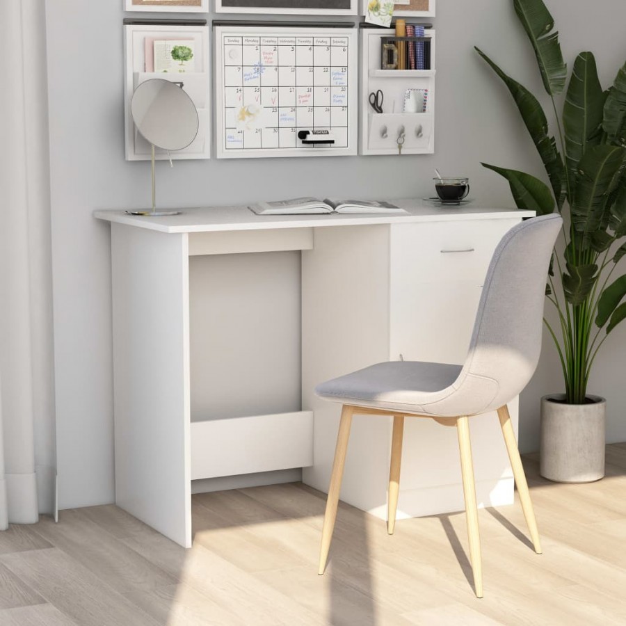Bureau Blanc 100x50x76 cm 