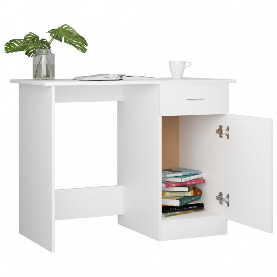 Bureau Blanc 100x50x76 cm 