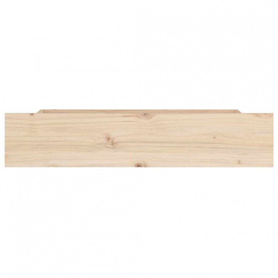 Tiroirs de lit 4 pcs Bois de pin massif