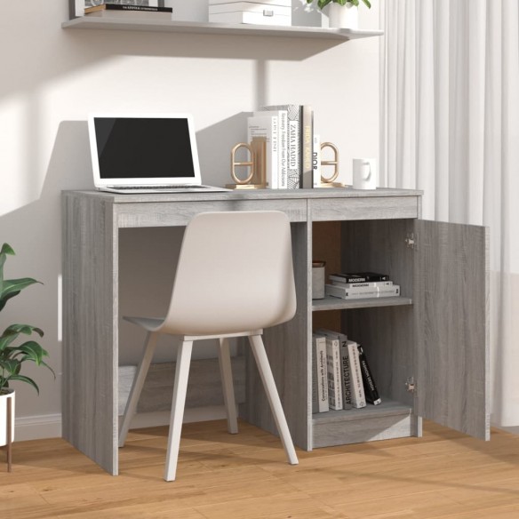 Bureau Sonoma gris 100x50x76 cm 