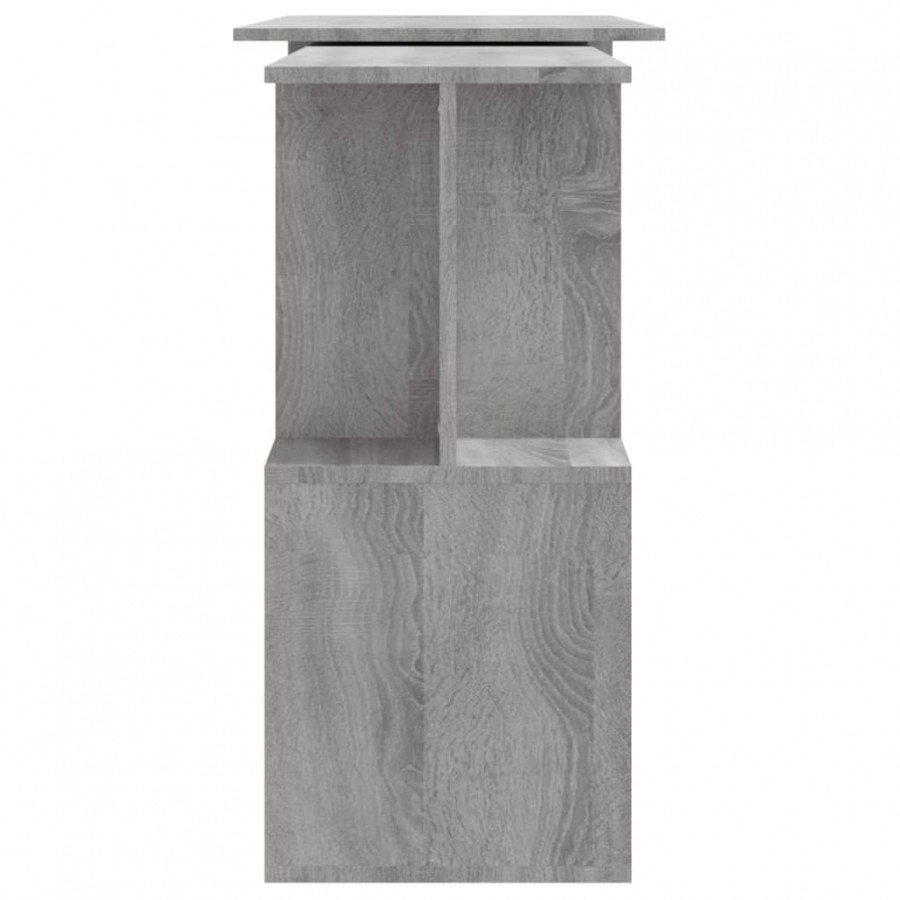 Bureau d'angle Sonoma gris 200x50x76 cm 