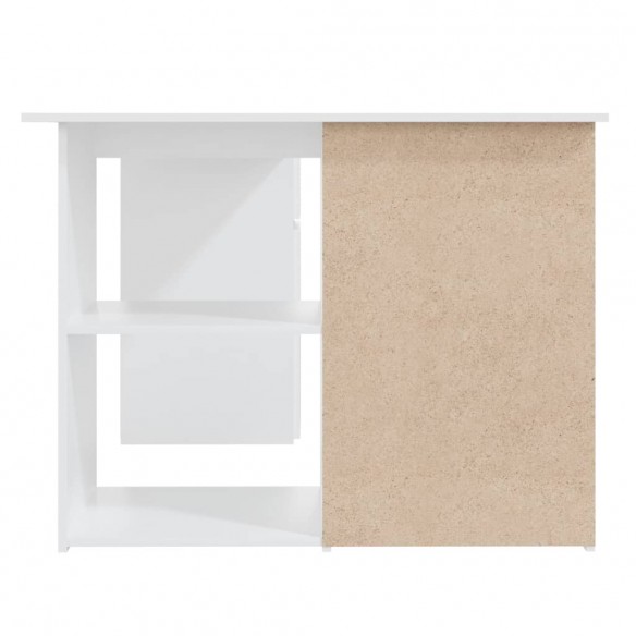 Bureau d'angle Blanc 145x100x76 cm 