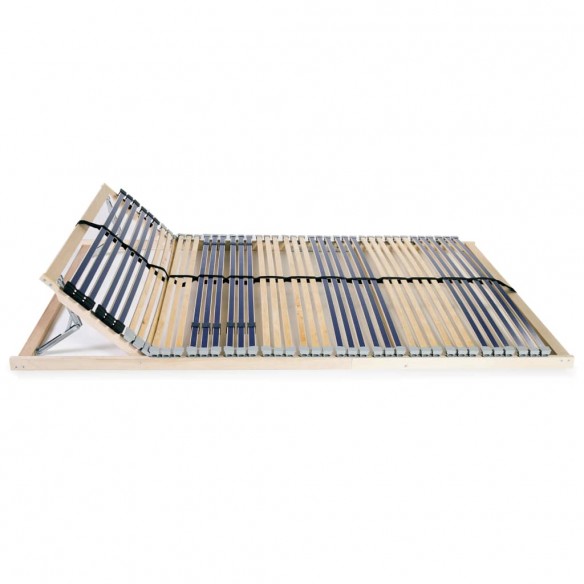 Cadre avec 42 lattes 7 zones 140 x 200 cm