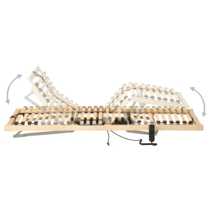 Cadre électrique avec 28 lattes 7 zones 90x200 cm 2
