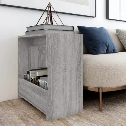 Table d'appoint Sonoma gris 50x26x50 cm 
