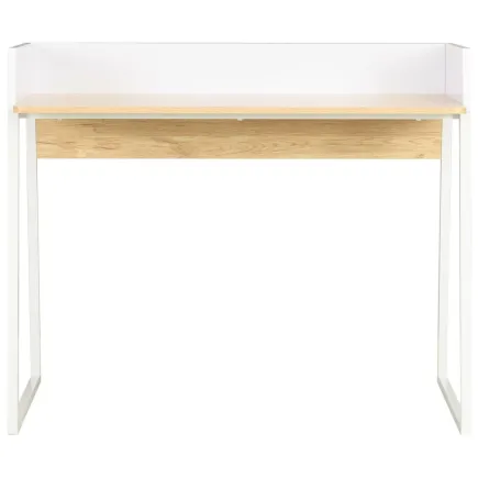 Bureau Blanc et chêne 90 x 60 x 88 cm 2