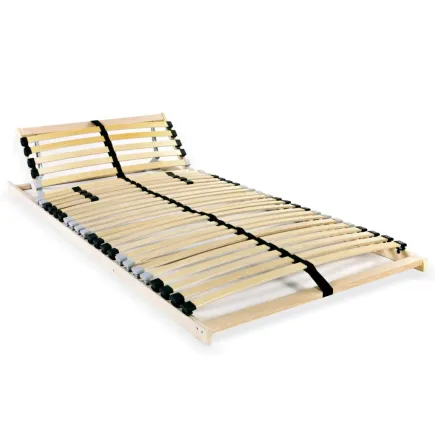 Cadre avec 28 lattes 7 zones 90 x 200 cm