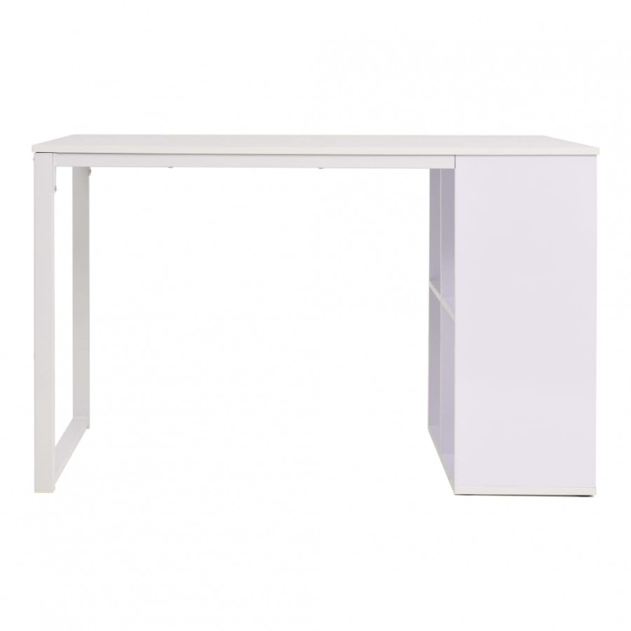 Table d'écriture 120 x 60 x 75 cm Blanc