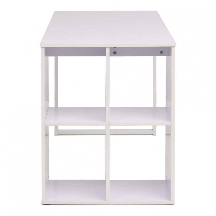 Table d'écriture 120 x 60 x 75 cm Blanc
