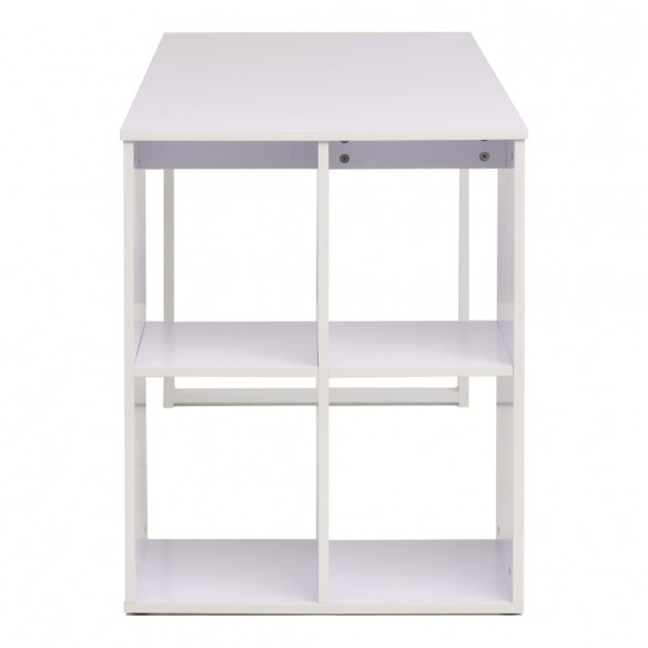 Table d'écriture 120 x 60 x 75 cm Blanc