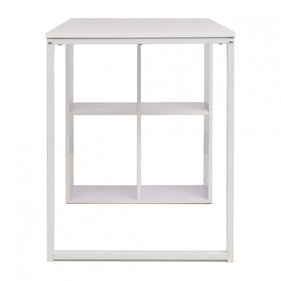 Table d'écriture 120 x 60 x 75 cm Blanc