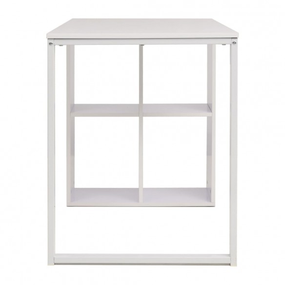Table d'écriture 120 x 60 x 75 cm Blanc