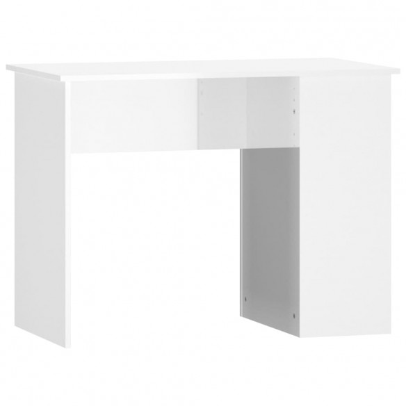 Bureau Blanc brillant 100x55x75 cm 