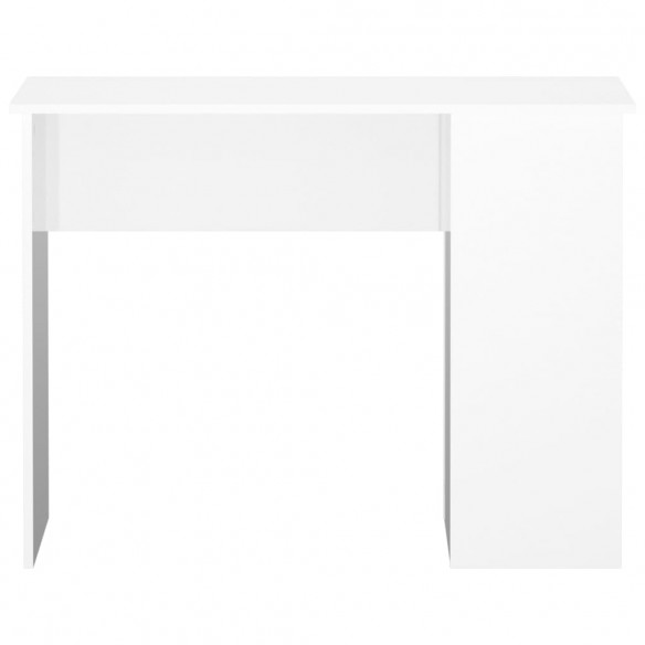 Bureau Blanc brillant 100x55x75 cm 