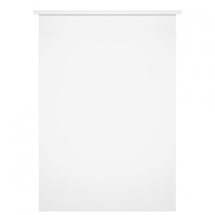 Bureau Blanc brillant 100x55x75 cm 