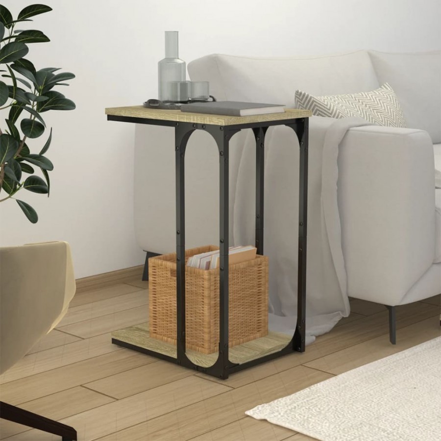 Table d'appoint Chêne sonoma 40x30x60 cm 