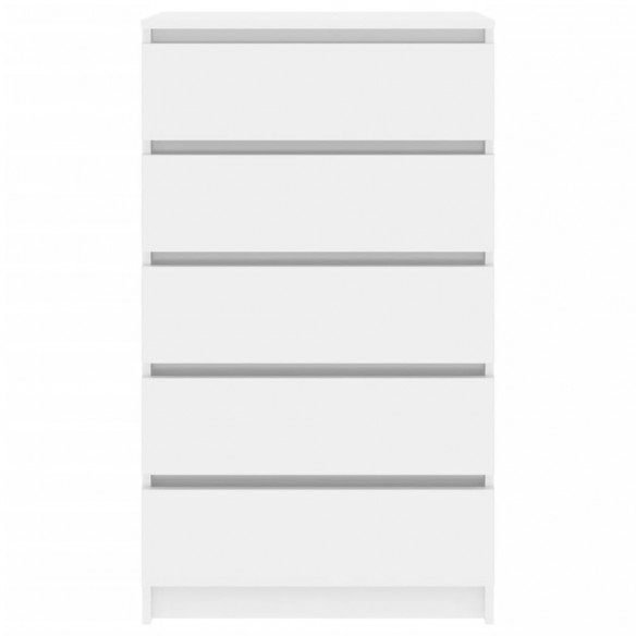 Commode Blanc brillant 60x36x103 cm 