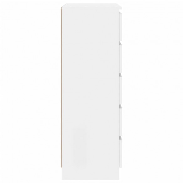 Commode Blanc brillant 60x36x103 cm 