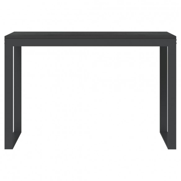 Bureau d'ordinateur Noir 110x60x73 cm Bois d’ingénierie