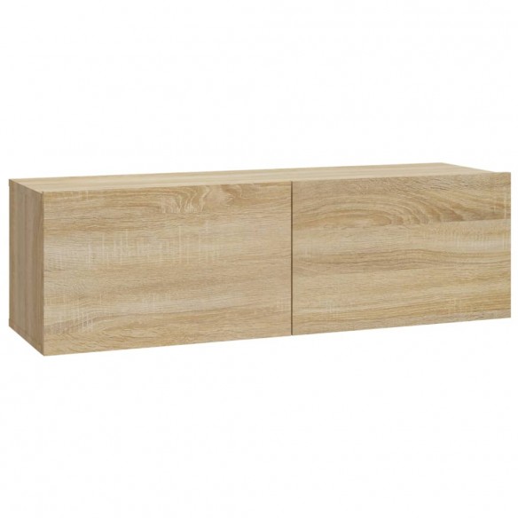 Ensemble de meubles TV 8 pcs Chêne sonoma 