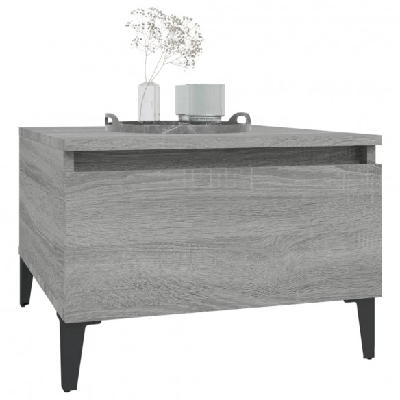 Table d'appoint Sonoma gris 50x46x35 cm 