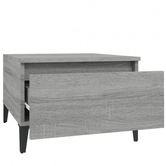 Table d'appoint Sonoma gris 50x46x35 cm 