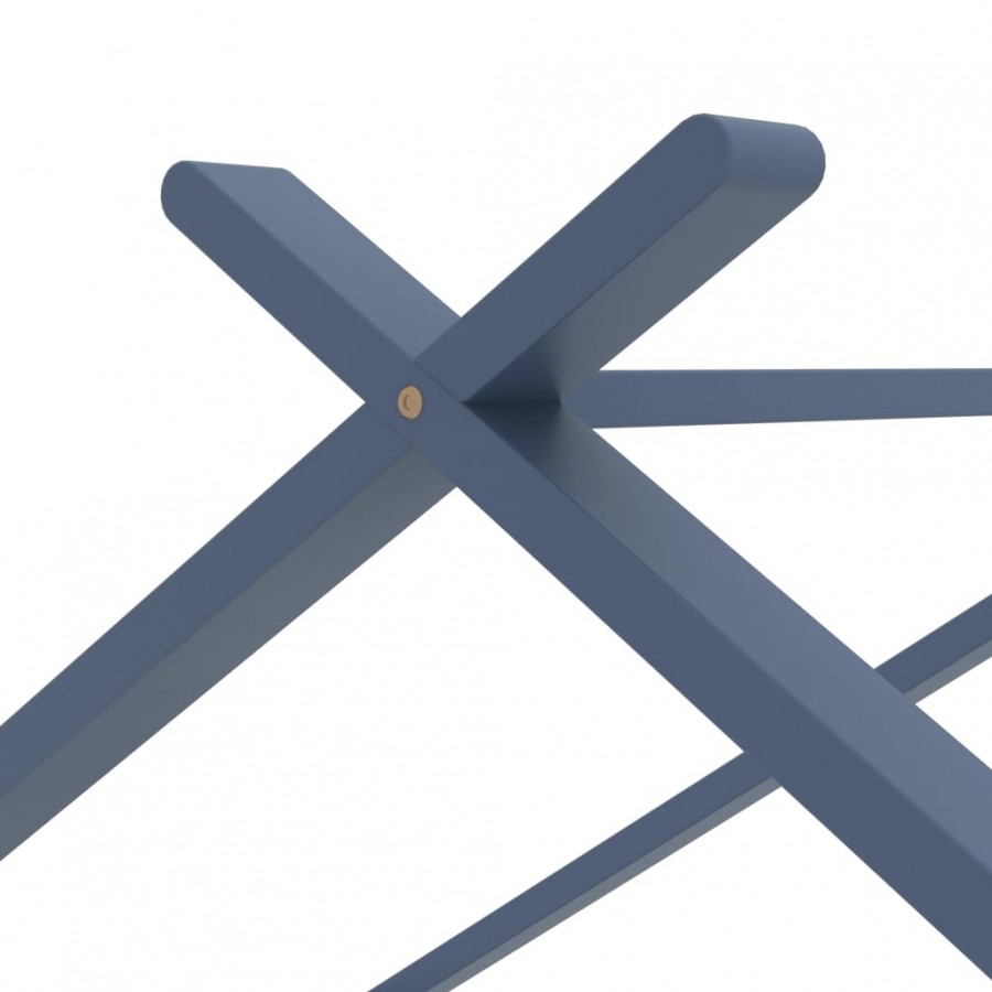 Lit d'enfant Gris Bois de pin massif 90x200 cm