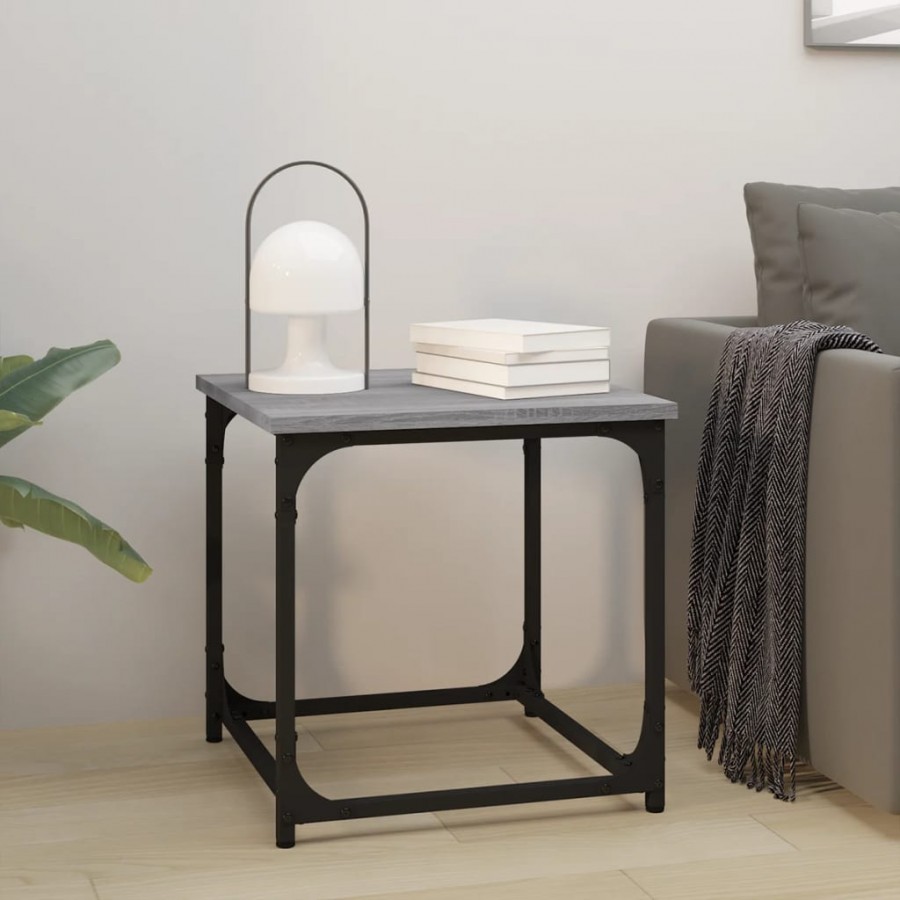 Table d'appoint Sonoma gris 40x40x40 cm 