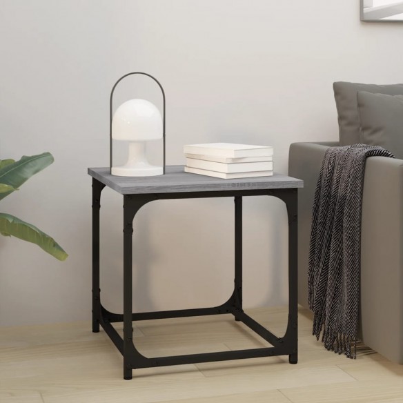 Table d'appoint Sonoma gris 40x40x40 cm 