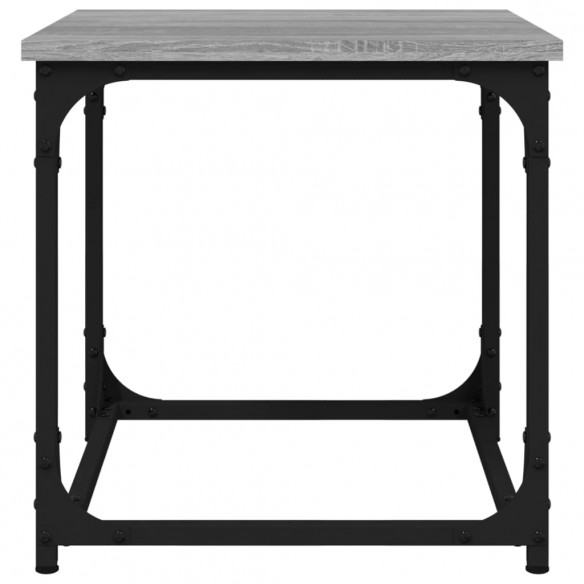 Table d'appoint Sonoma gris 40x40x40 cm 