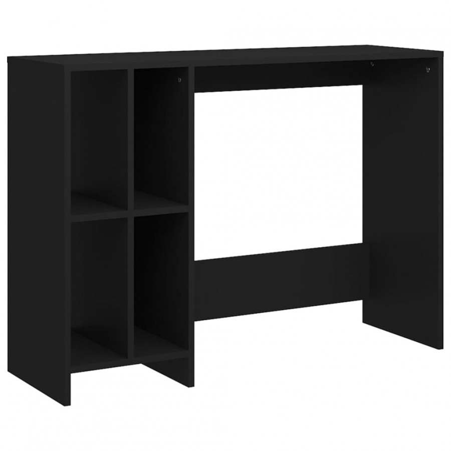 Bureau d'ordinateur portable Noir 102,5x35x75 cm Aggloméré