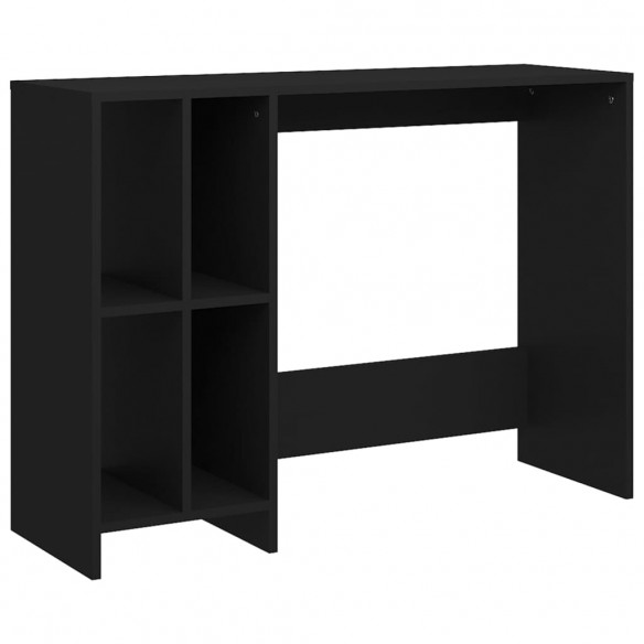 Bureau d'ordinateur portable Noir 102,5x35x75 cm Aggloméré
