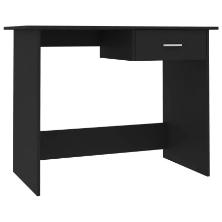 Bureau Noir 100 x 50 x 76 cm Aggloméré 2