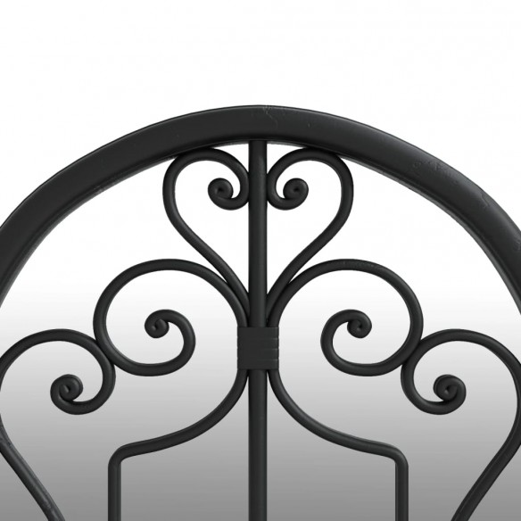Miroir Noir 70x30 cm Fer pour utilisation à l'intérieur