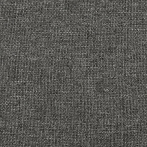 Banc Gris foncé 100x30x30 cm Tissu