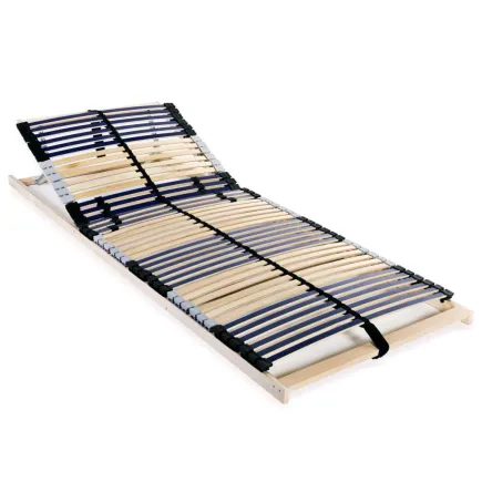 Cadre avec 42 lattes 7 zones 80 x 200 cm