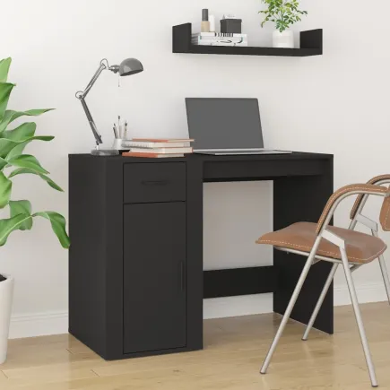 Bureau Noir 100x49x75 cm 