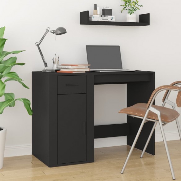 Bureau Noir 100x49x75 cm 