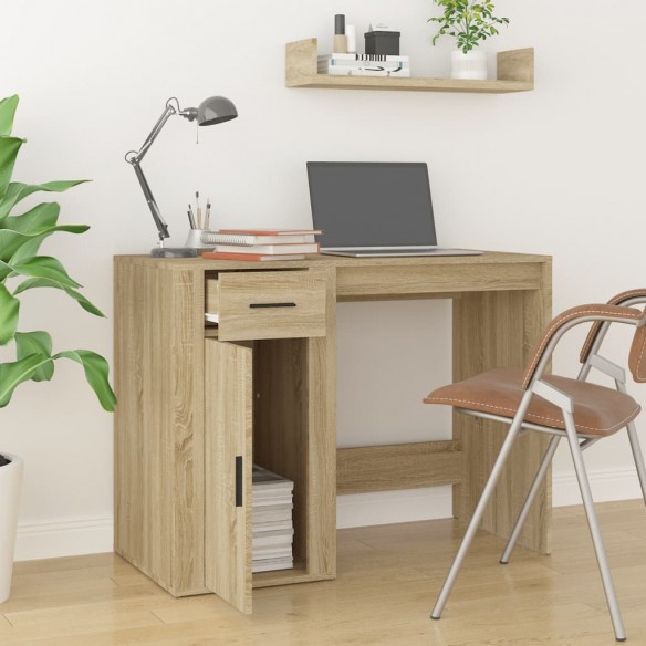 Bureau Chêne sonoma 100x49x75 cm 