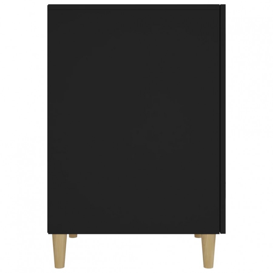 Bureau Noir 140x50x75 cm 
