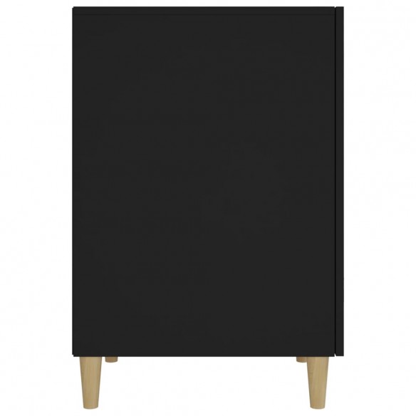 Bureau Noir 140x50x75 cm 