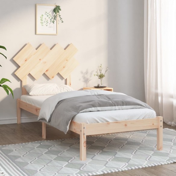 Lit 90x200 cm Bois massif