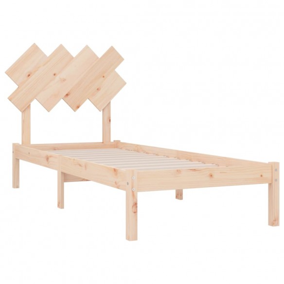 Lit 90x200 cm Bois massif
