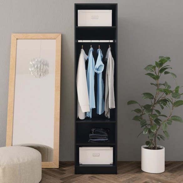 Garde-robe Noir 50 x 50 x 200 cm Aggloméré