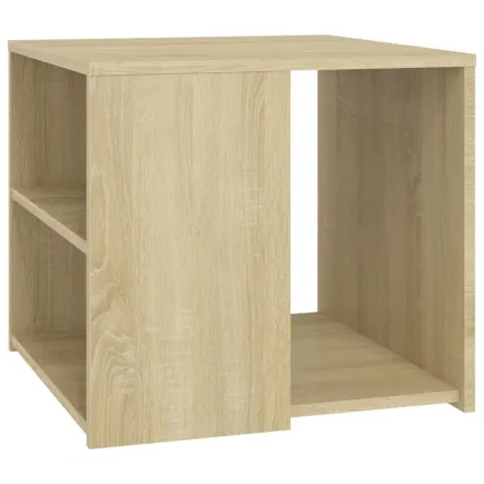 Table d'appoint Chêne sonoma 50x50x45 cm Aggloméré 2