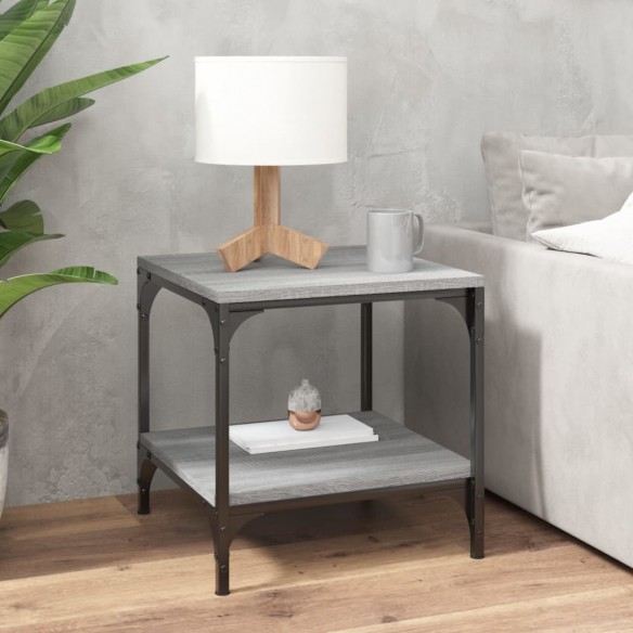 Tables d'appoint 2pcs Sonoma gris 40x40x40 cm 