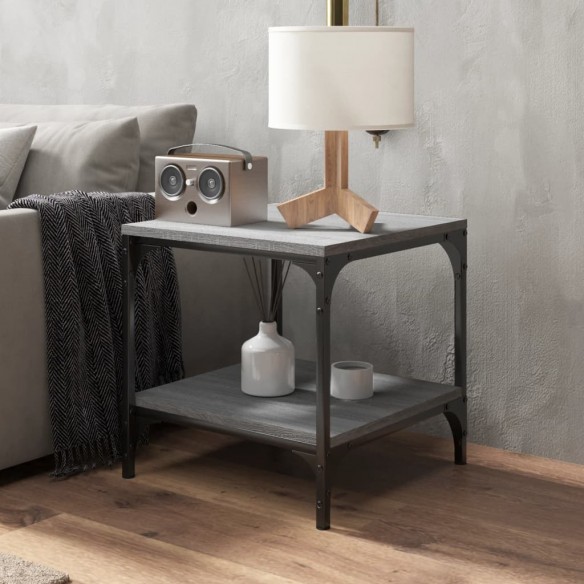 Tables d'appoint 2pcs Sonoma gris 40x40x40 cm 